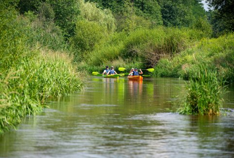 Trasy spływów kajakowych rzeką Tanew na Roztoczu